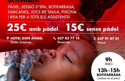 Padel solidario en Rotary club de Sta Susanna